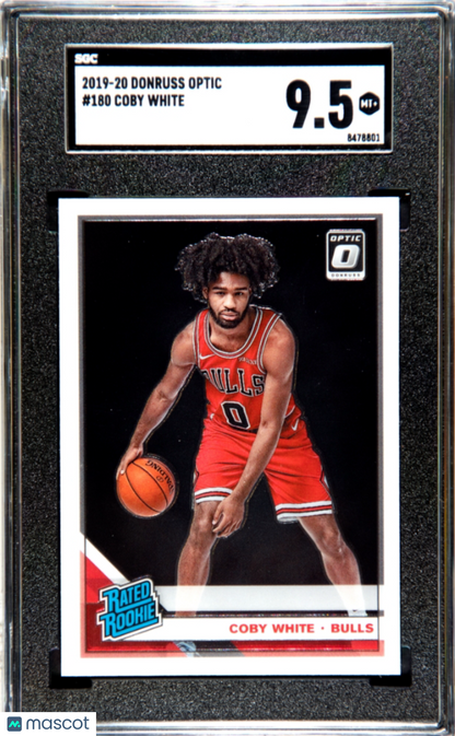 2019-20 Donruss Optic Coby White ROOKIE #180 SGC 9.5