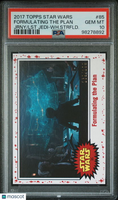 2017 Star Wars Journey To The Last Jedi Formulating The Plan - PSA 10 - /199