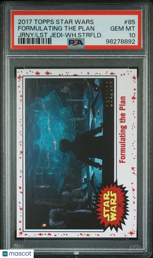 2017 Star Wars Journey To The Last Jedi Formulating The Plan - PSA 10 - /199