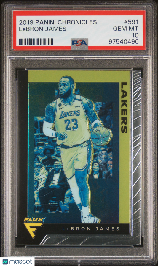 2019 Panini Chronicles LeBron James #591 PSA 10