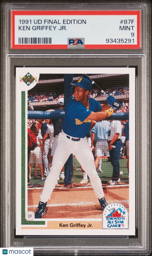 1991 Upper Deck Final Edition - Ken Griffey JR. #87F - PSA 9