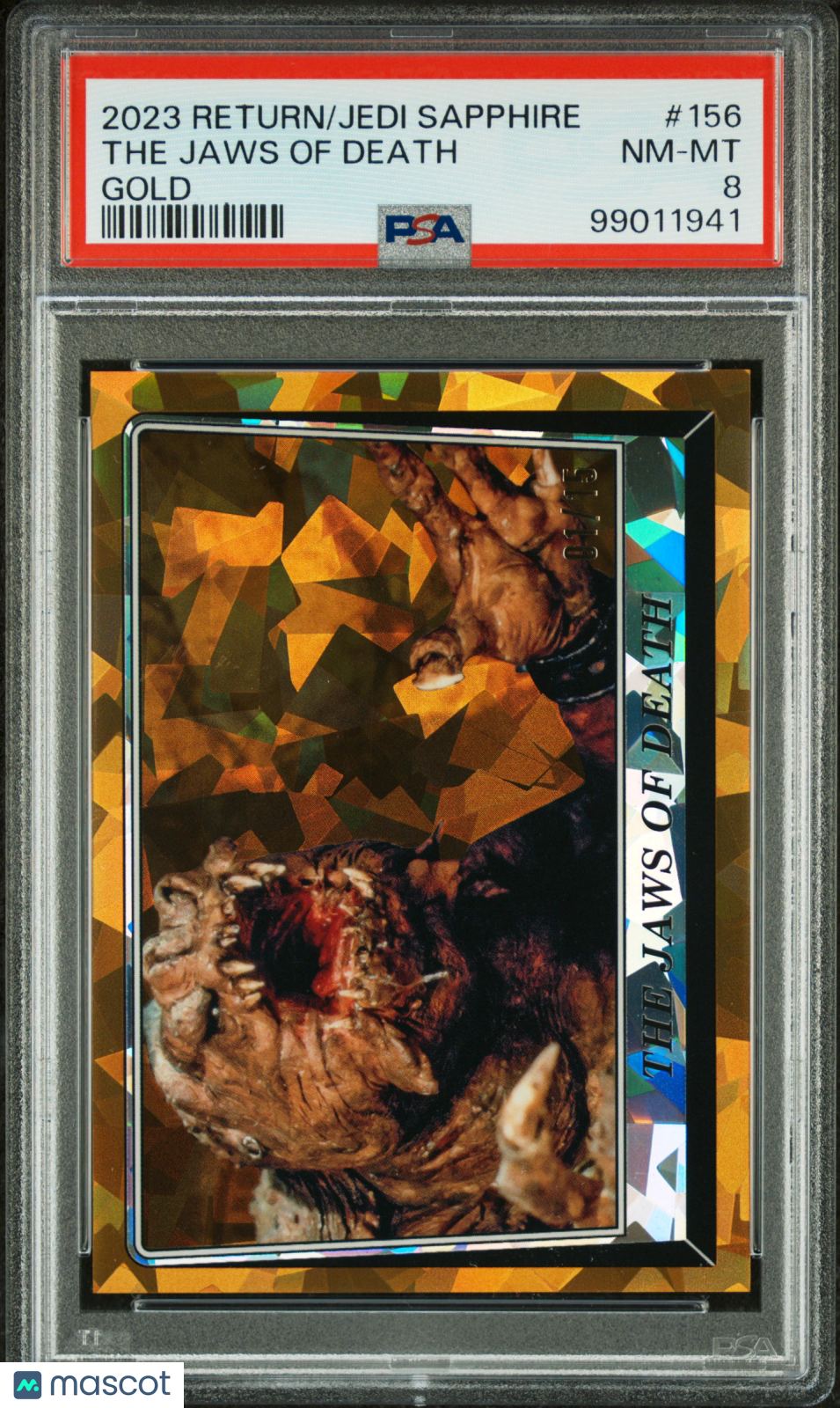 2023 Star Wars Sapphire - Return Of The Jedi - The Jaws Of Death /15 PSA 8 - /15