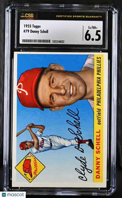 1955 Topps Danny Schell #79 CGC 6.5