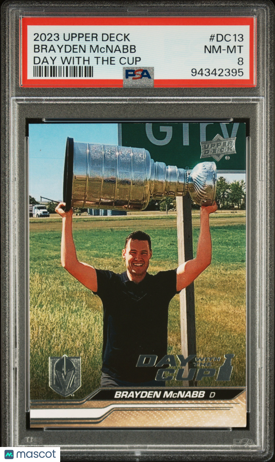 2023 Upper Deck Hockey - Brayden Mcnabb #DC13 -  Day With The Cup SSP - PSA