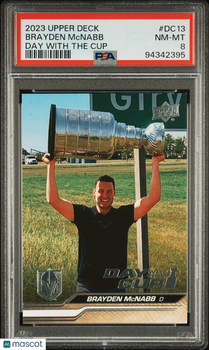 2023 Upper Deck Hockey - Brayden Mcnabb #DC13 -  Day With The Cup SSP - PSA