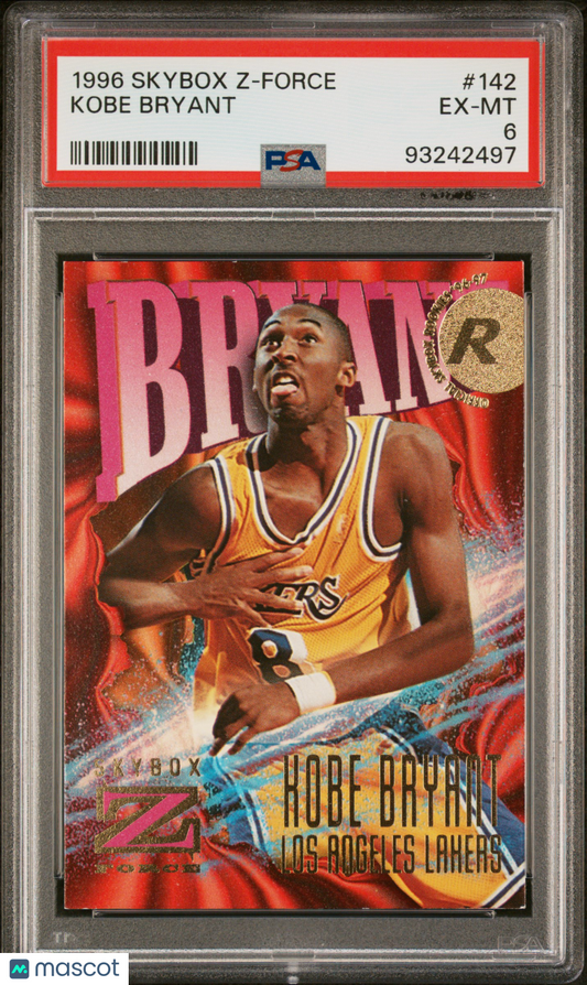 1996 Skybox Z-Force Kobe Bryant #142 - ROOKIE - PSA - ROOKIE - KOBE