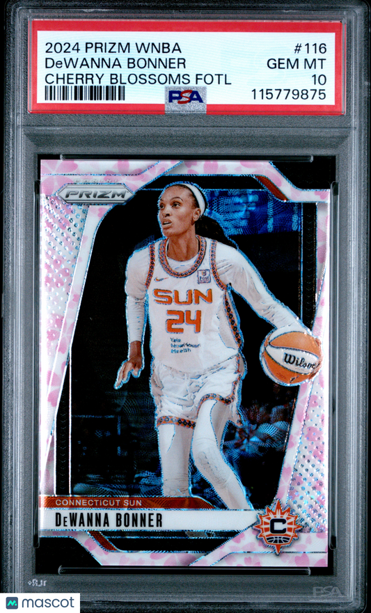 2024 Panini Prizm WNBA - Dewanna Bonner #116 - Cherry Blossoms FOTL /20 - PSA 10