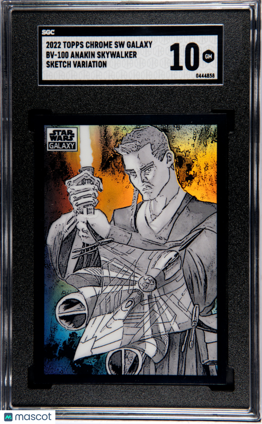 2022 Topps Chrome Star Wars Galaxy Anakin Skywalker #BV-100 SGC 10