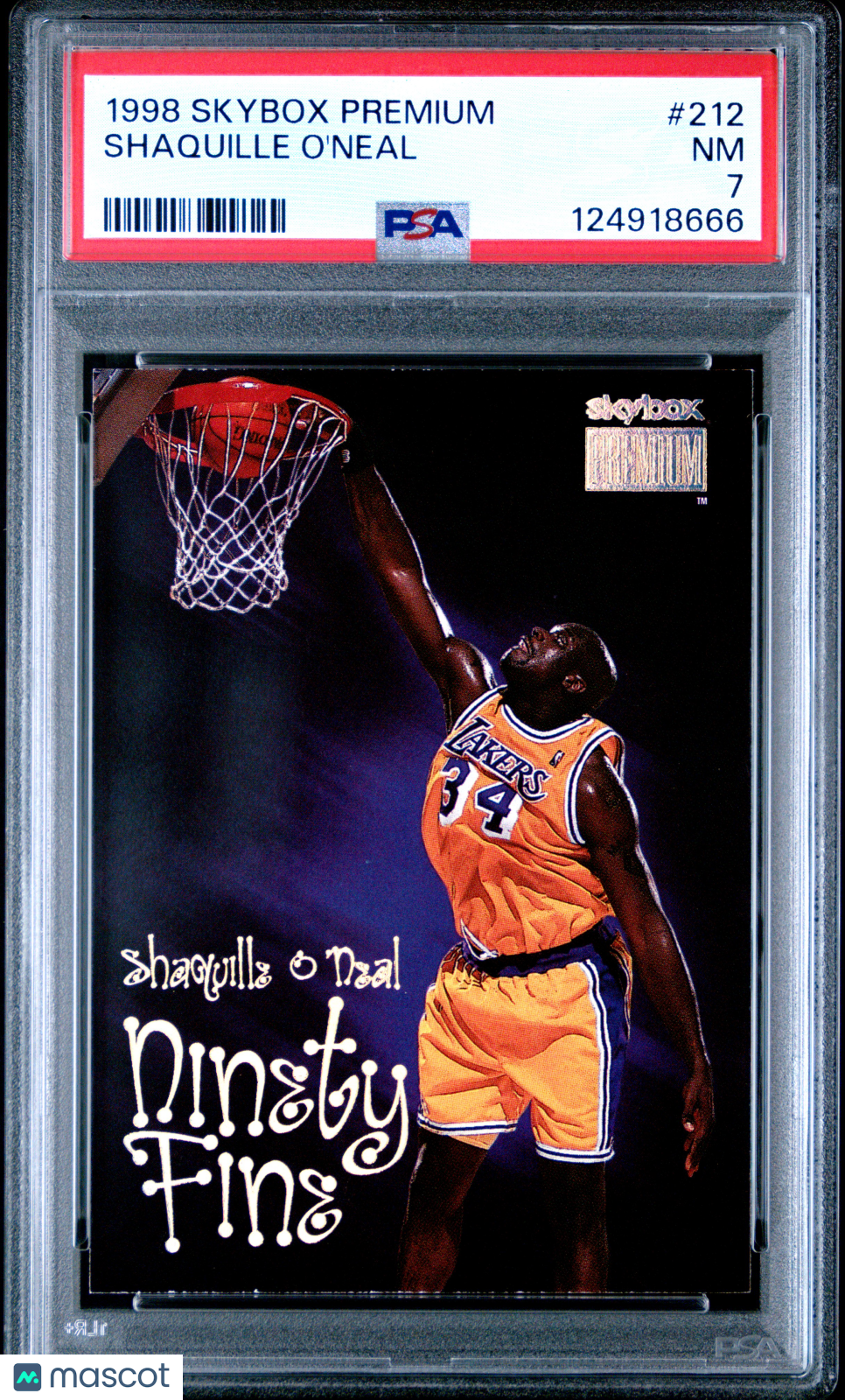 1998 Skybox Premium - Shaquille O'Neal #212 - PSA