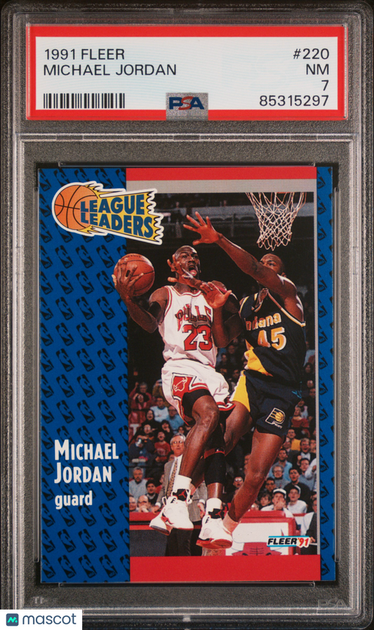 1991 Fleer Michael Jordan #220 PSA 7