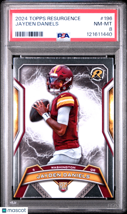 2024 Topps Resurgence - Jayden Daniels #196 - ROOKIE - PSA - ROOKIE