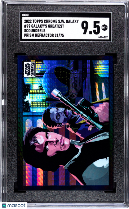 2022 Star Wars Galaxy Galaxy's Greatest Scoundrels - /75 SGC 9.5 - /75