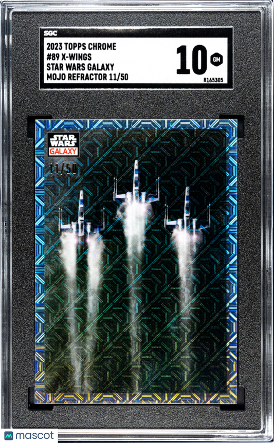 2023 Topps Chrome Star Wars Galaxy X-Wings #89 - /50 SGC 10 -/50