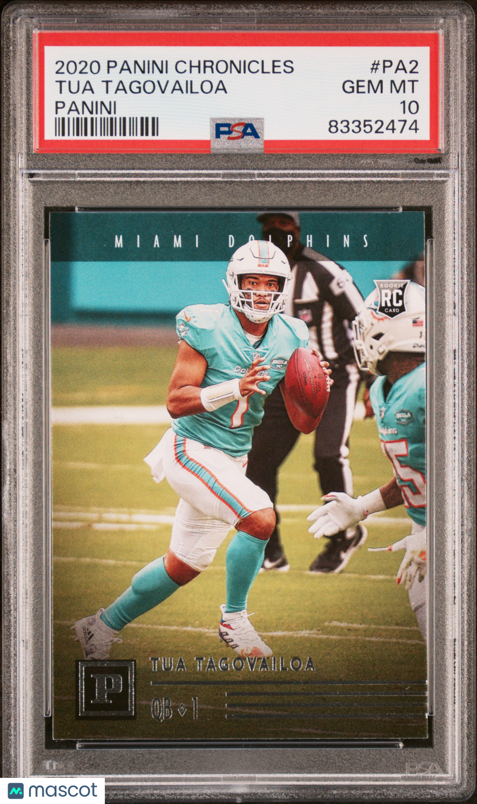 2020 Panini Chronicles Panini Tua Tagovailoa #PA2 PSA 10 - ROOKIE - PSA 10