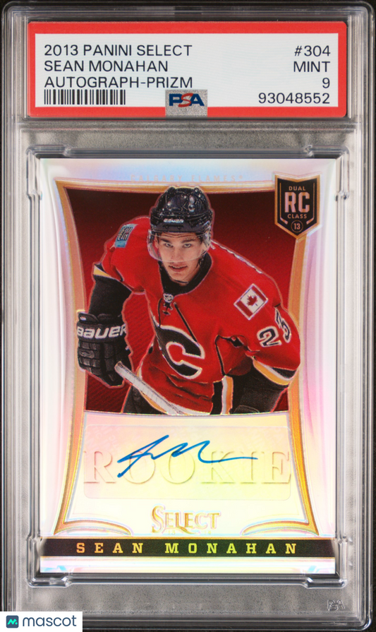 2013 Panini Select Hockey - Sean Monahan #304 - ROOKIE AUTO /99 - PSA - /99
