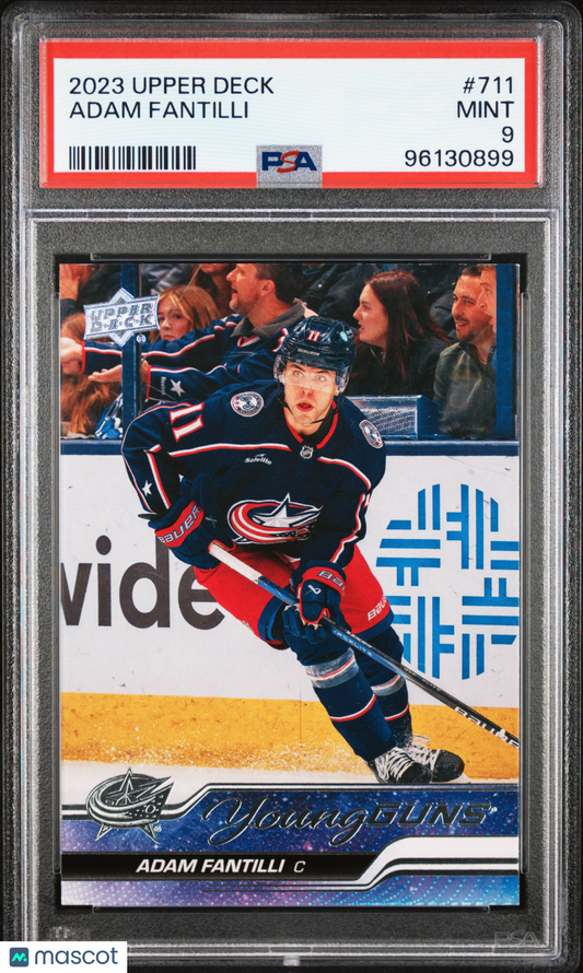 2023 Upper Deck Adam Fantilli #711 PSA 9