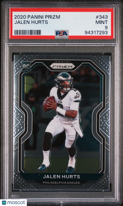 2020 Panini Prizm Jalen Hurts #343 PSA 9 - ROOKIE - PSA - ROOKIE