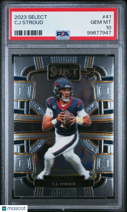 2023 Panini Select CJ Stroud ROOKIE #41 PSA 10