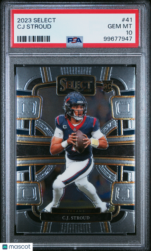 2023 Panini Select CJ Stroud ROOKIE #41 PSA 10