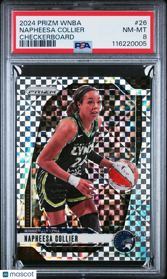 2024 Panini Prizm WNBA - Napheesa Collier #26 - Checkerboard - PSA