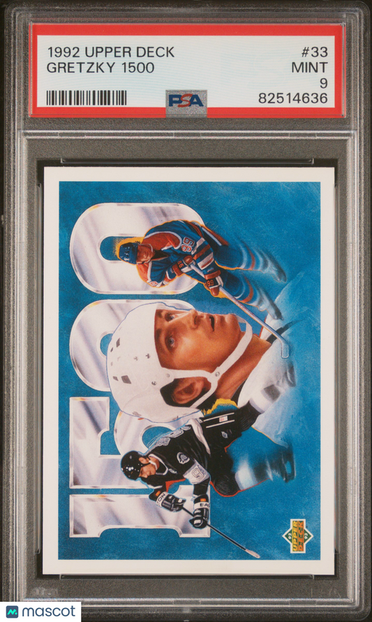 1992 Upper Deck Gretzky 1500 #33 PSA 9