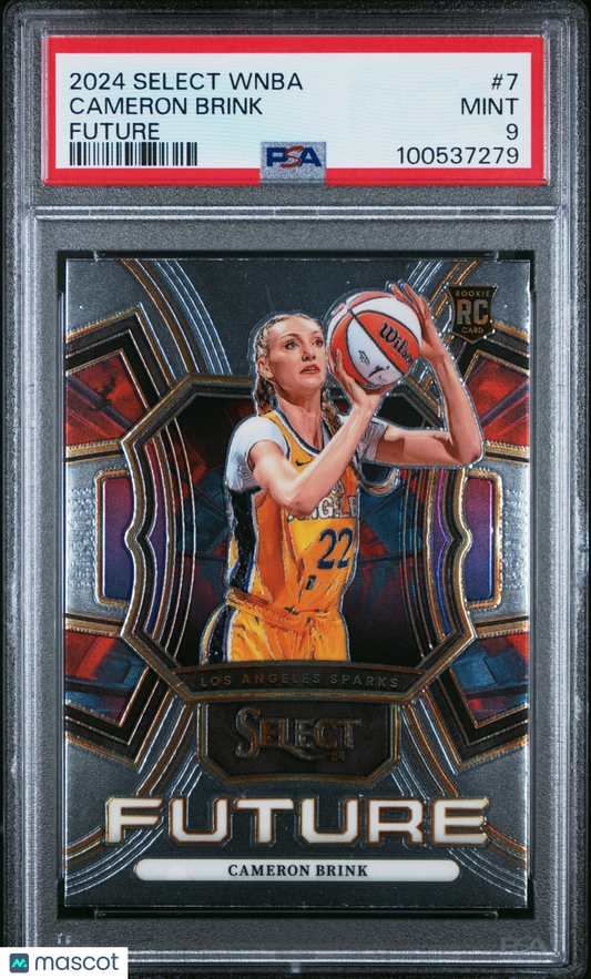2024 Panini Select WNBA Select Future Cameron Brink ROOKIE #7 PSA 9