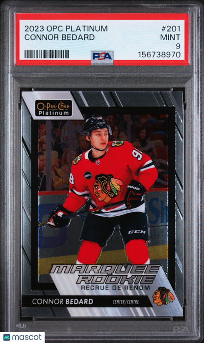 2023 O-Pee-Chee Platinum Hockey - Connor Bedard #201 - ROOKIE - PSA