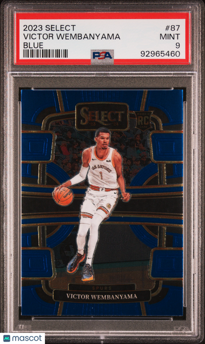 2023 Panini Select Victor Wembanyama ROOKIE #87 PSA 9