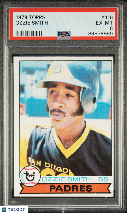 1979 Topps Baseball - Ozzie Smith #116 - PSA 6