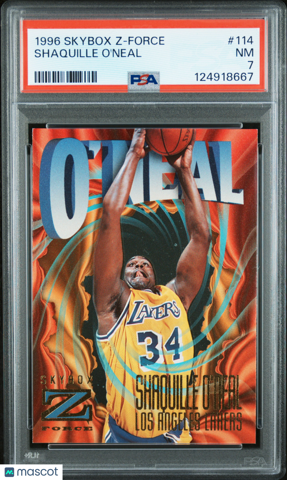 1996 Skybox Z-Force - Shaquille O'Neal #114 - PSA