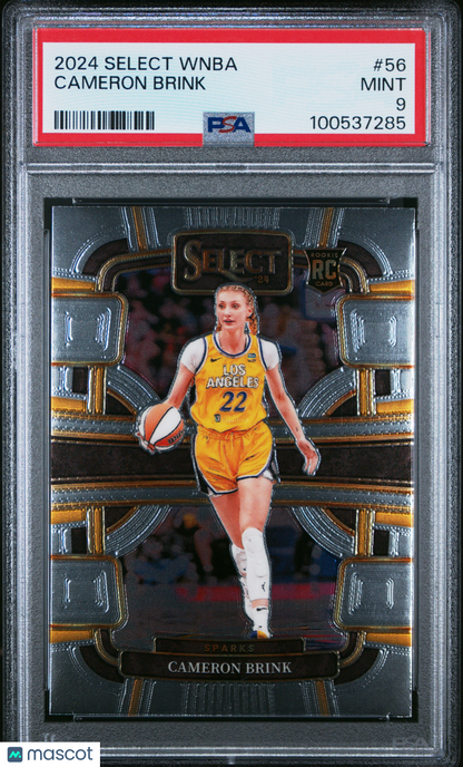 2024 Panini Select WNBA Cameron Brink ROOKIE #56 PSA 9