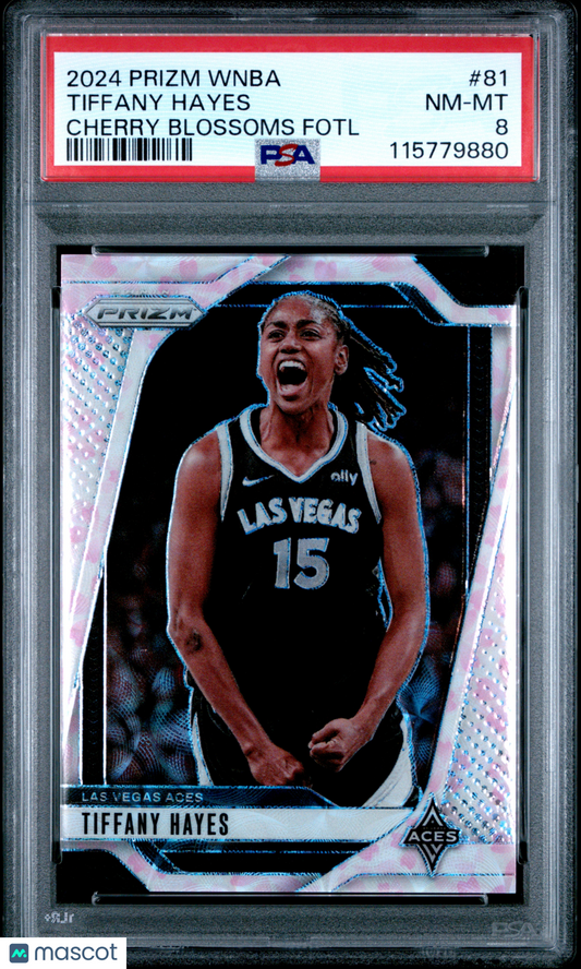 2024 Panini Prizm WNBA- Tiffany Hayes #81 - Cherry Blossoms FOTL /20 - PSA - /20