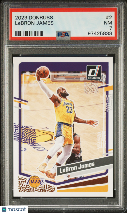 2023 Panini Donruss LeBron James #2 PSA 7