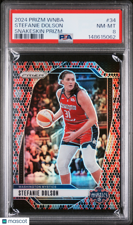 2024 Prizm WNBA - Stefanie Dolson #34 - Snakeskin SSP - PSA - Snakeskin SSP