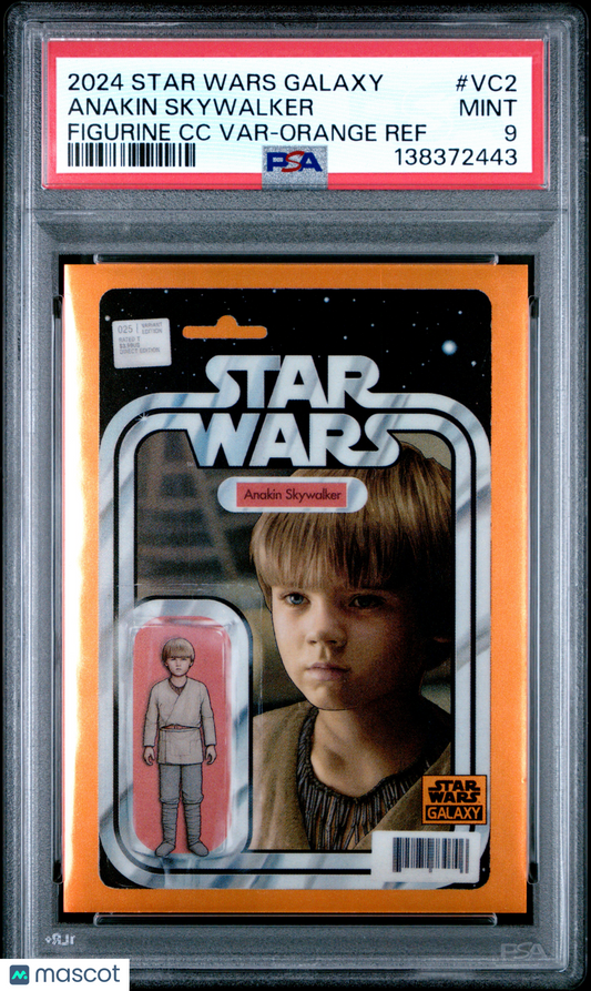 2024 Star Wars Galaxy - Anakin Skywalker - Orange Comicfractor/25 - PSA - /25