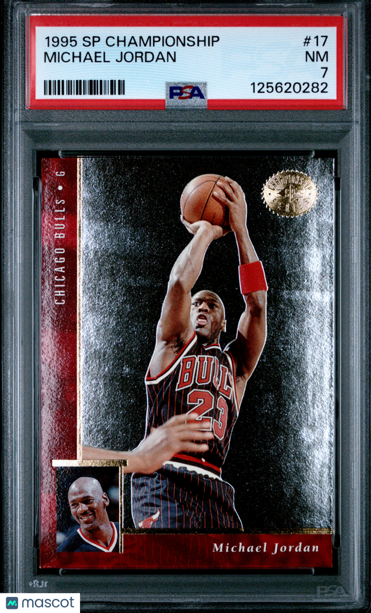 1995 Upper Deck SP Championship - Michael Jordan #17 - PSA 7