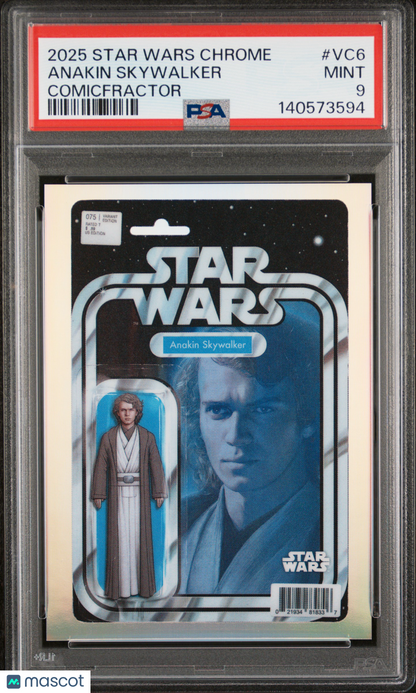 2025 Topps Chrome Star Wars - Anakin Skywalker #VC6 - Comicfractor SSP - PSA 9