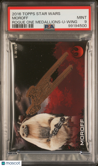2016 Star Wars - Moroff - Rogue One Medallions - PSA 9