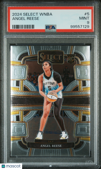 2024 Panini Select WNBA Angel Reese ROOKIE #5 PSA 9
