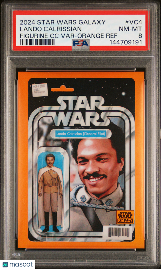 2024 Star Wars Galaxy - LANDO CALRISSIAN - Orange Comicfractor/25 - PSA - /25