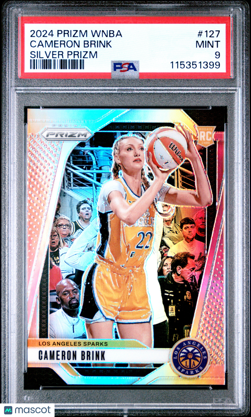 2024 Panini Prizm WNBA - Cameron Brink #127 - Silver ROOKIE - PSA 9 - ROOKIE