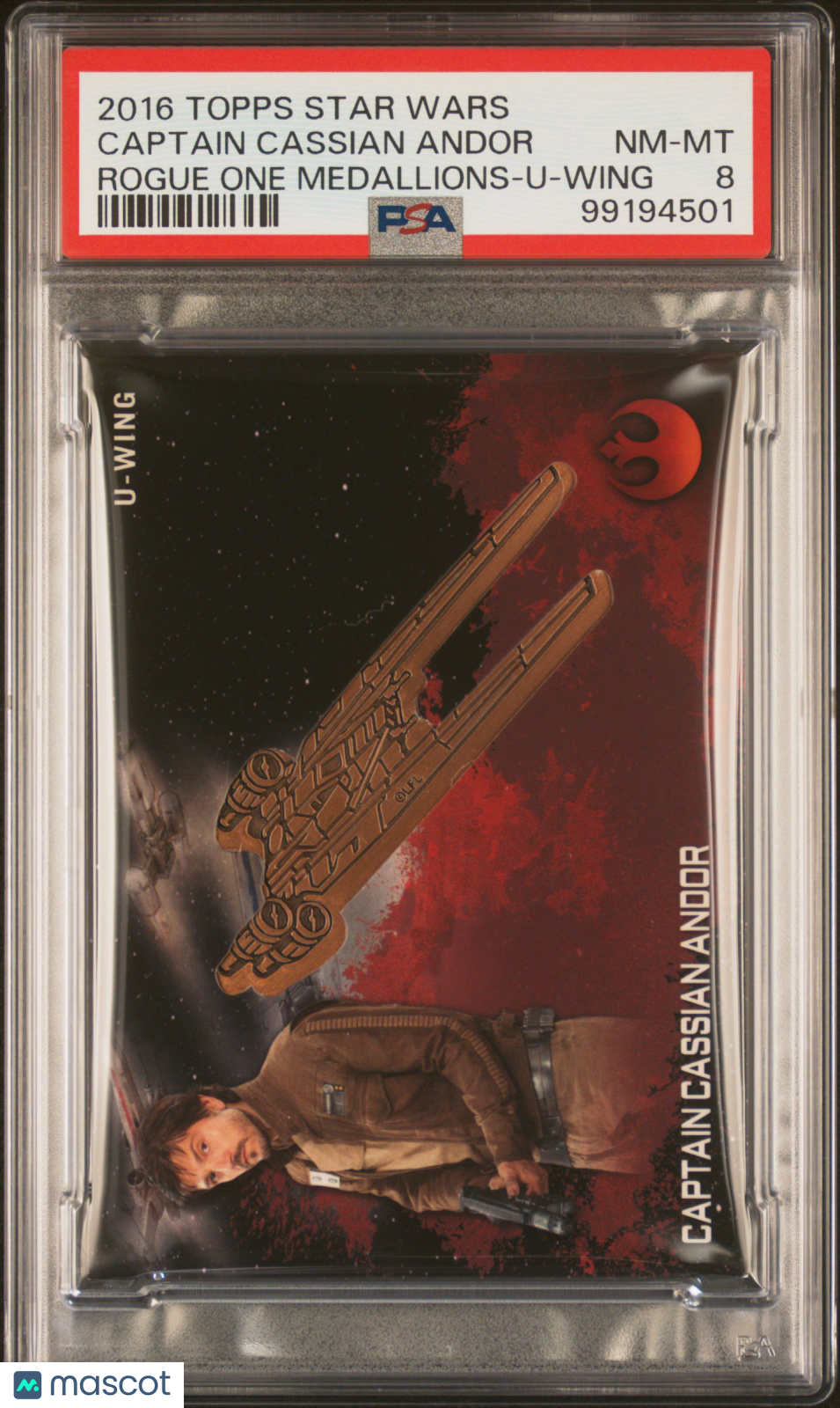2016 Star Wars - Captain Cassian Andor - Rogue One Medallions - PSA