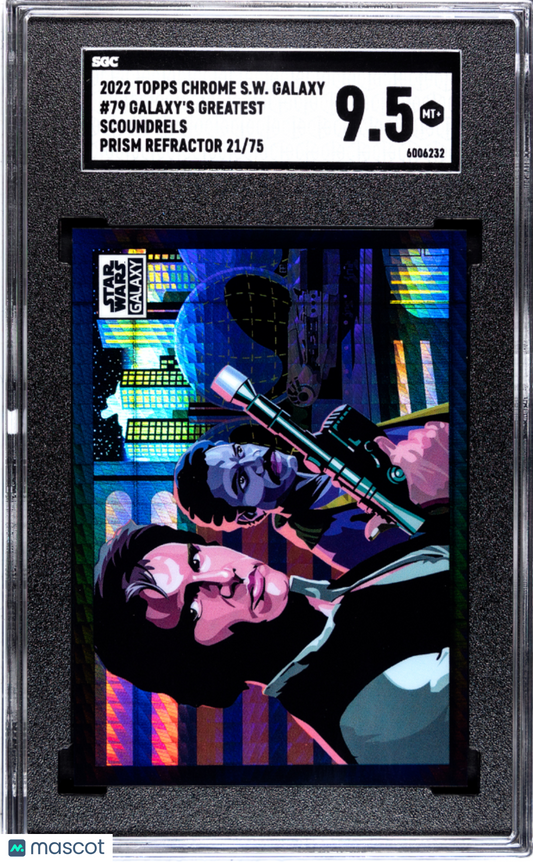 2022 Star Wars Galaxy - Galaxy's Greatest Scoundrels - Prizm Refractor /75 - SGC