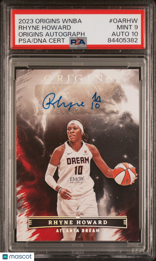 2023 Panini Origins WNBA Autographs Rhyne Howard #OARHW PSA 9 Auto 10 - POP 1