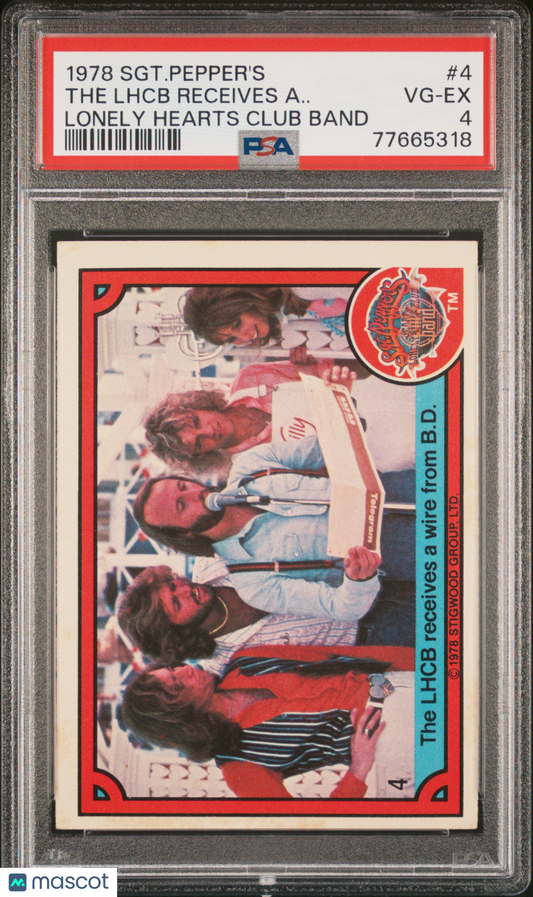The Beatles - 1978 Sergeant Pepper's - The LHCB Receives A Wire  #4 - PSA 4