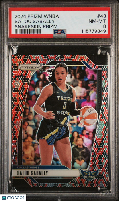2024 Panini Prizm WNBA - Satou Sabally #43 - Snakeskin SSP - PSA - Snakeskin SSP