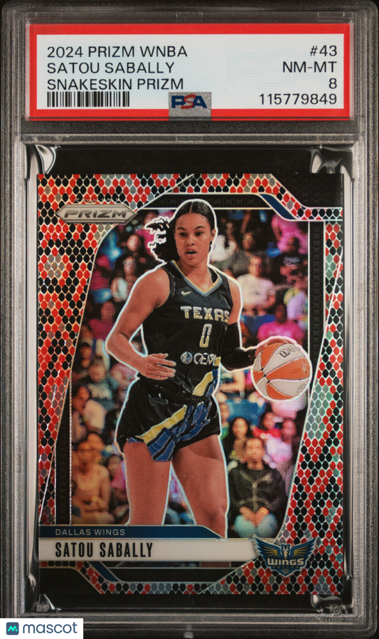 2024 Panini Prizm WNBA - Satou Sabally #43 - Snakeskin SSP - PSA - Snakeskin SSP