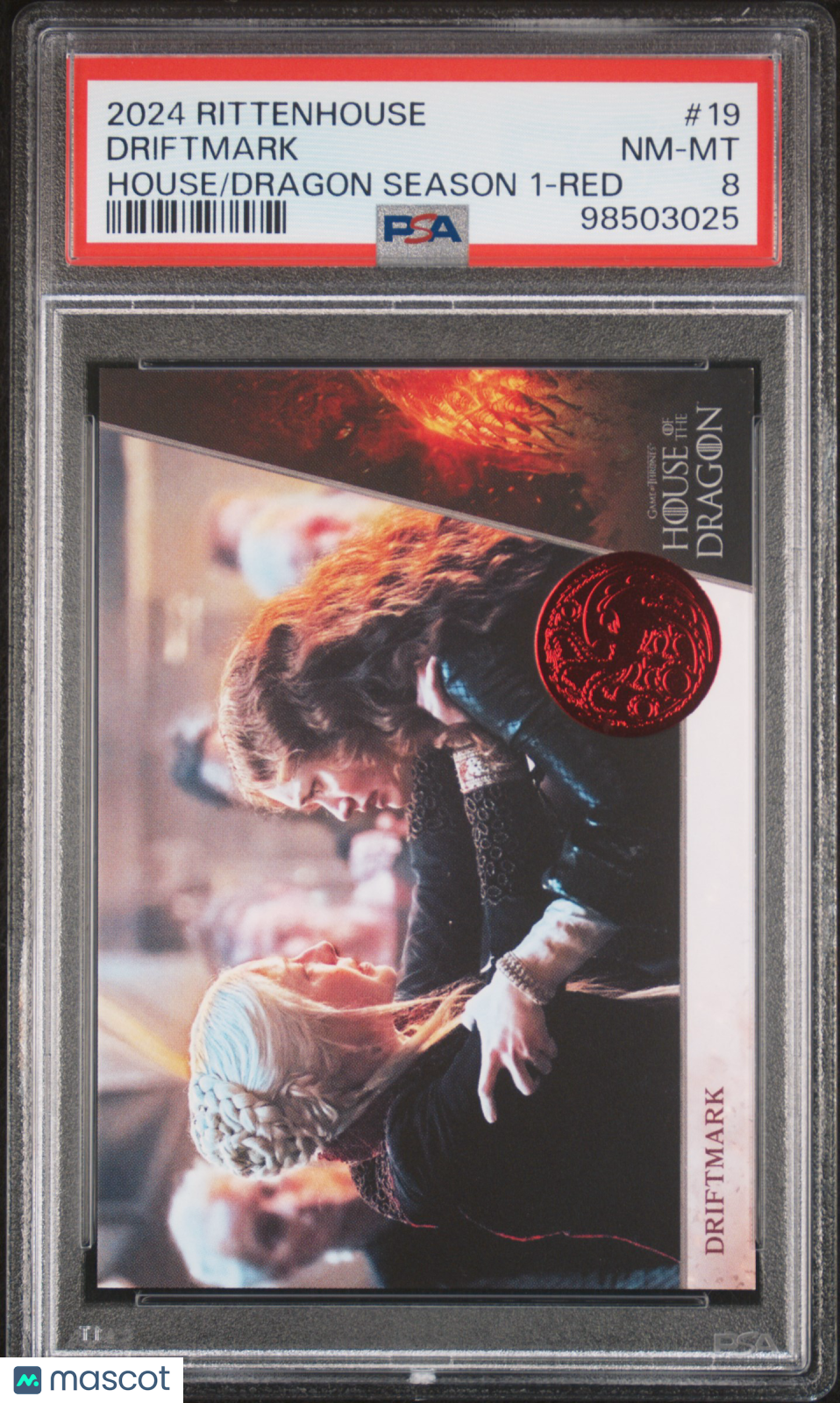 2024 House Of The Dragon - Driftmark #19 - Season One - RED /50 - PSA - /50