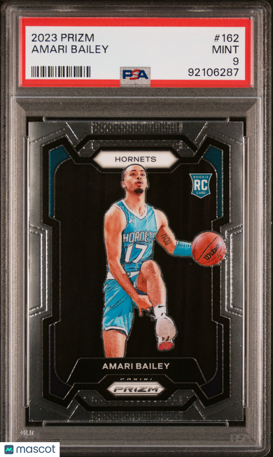 2023 Panini Prizm Amari Bailey ROOKIE #162 PSA 9