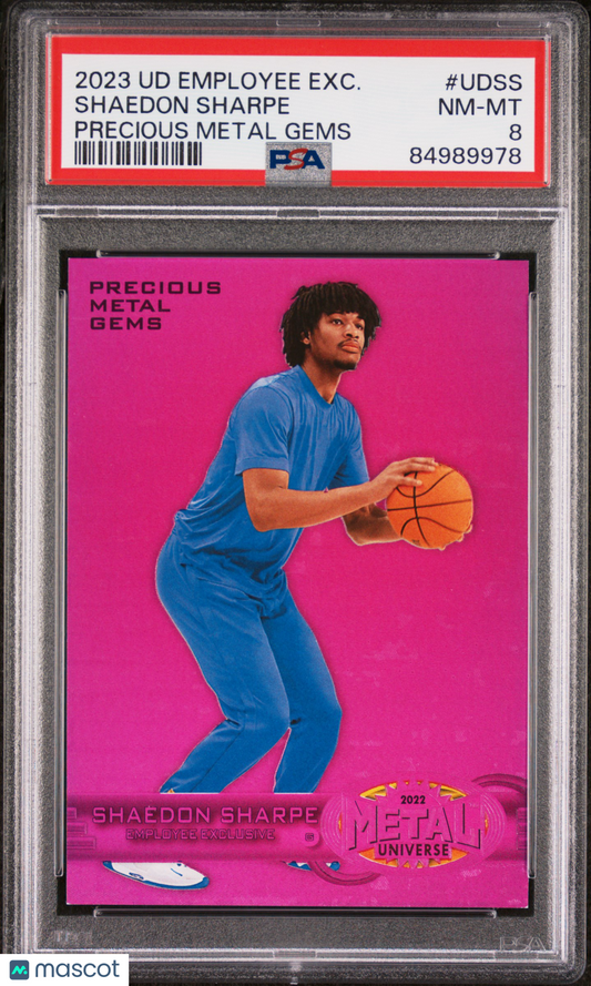 2023 Upper Deck - Employee Exclusive- Precious Metal Gems - Shaedon Sharpe - PSA